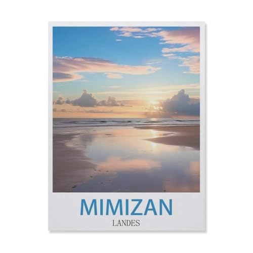 Klassisches Puzzle 3D Puzzle DIY Kit Papier Spielzeug Einzigartiges Geschenk，Mimizan Landes，Klassisches Puzzle 3D Puzzle DIY Kit Papier Spielzeug Einzigartiges Geschenk（50x70cm）-GL40 von YYHMKBYY