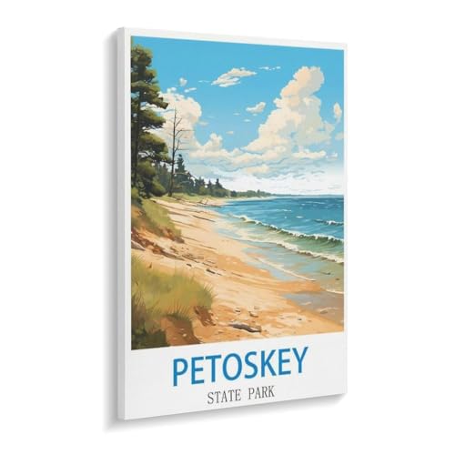Klassisches Puzzle 3D Puzzle DIY Kit Papier Spielzeug Einzigartiges Geschenk，Petoskey State Park Michigan，Klassisches Puzzle 3D Puzzle DIY Kit Papier Spielzeug Einzigartiges Geschenk（50x70cm）-V74 von YYHMKBYY