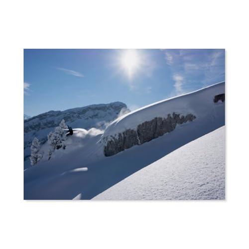 Klassisches Puzzle 3D Puzzle DIY Kit Papier Spielzeug Einzigartiges Geschenk，Snowboard，Klassisches Puzzle 3D Puzzle DIY Kit Papier Spielzeug Einzigartiges Geschenk（38x26cm）-AS36 von YYHMKBYY