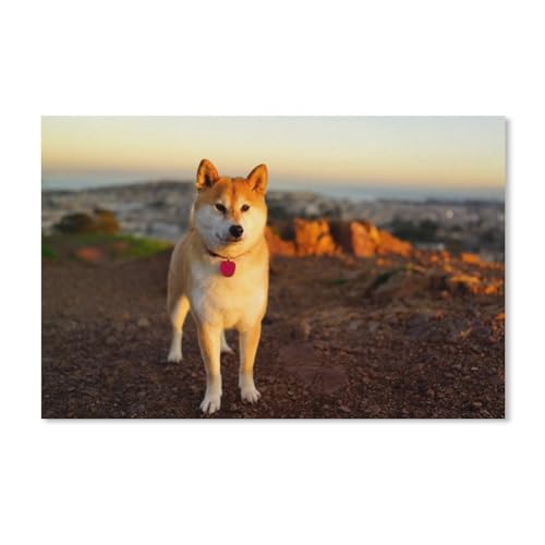 Klassisches Puzzle 3D Puzzle DIY Kit Papierspielzeug Einzigartiges Geschenk，Tier Shiba Inu，Klassisches Puzzle 3D Puzzle DIY Kit Papierspielzeug Einzigartiges Geschenk（52x38cm）-H30 von YYHMKBYY