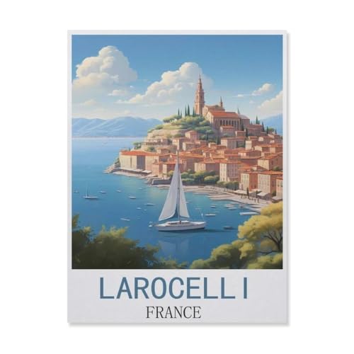 Klassisches Puzzle aus Papier, Larocelli, Frankreich, Erwachsene, Kinder, Geschenk, Dekoration, modern, Festival, Basteln, Geschenk, 1000 Stück (50 x 70 cm), FL7 von YYHMKBYY