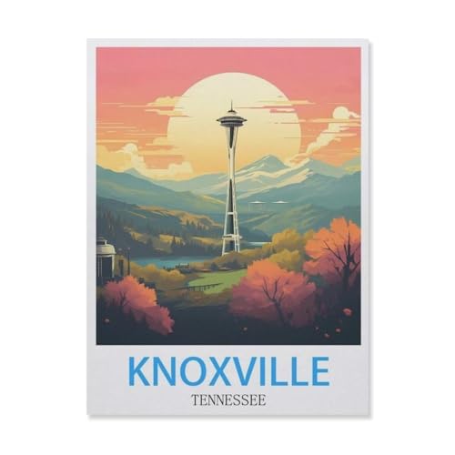 Knoxville Tennessee，Papier Puzzle 1000 Teile Spielzeug Für Erwachsene Dekompressionsspiel（50x70cm）-FH58 von YYHMKBYY