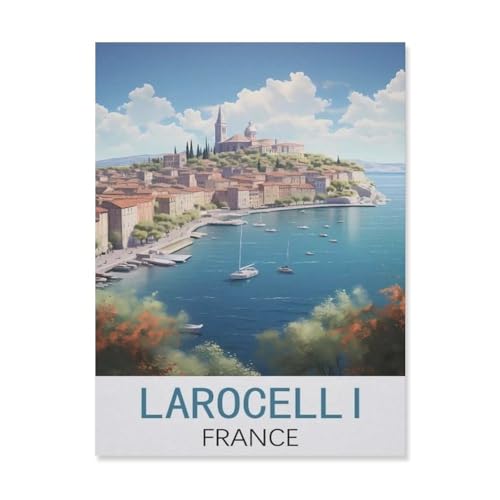 Larocelli, Frankreich，Papier Puzzle 1000 Teile Spielzeug Für Erwachsene Dekompressionsspiel（38x26cm）-FK53 von YYHMKBYY