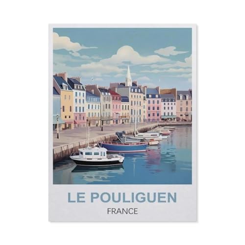 Le Pouliguen, Frankreich，Papier Puzzle 1000 Teile Spielzeug Für Erwachsene Dekompressionsspiel（50x70cm）-EM31 von YYHMKBYY