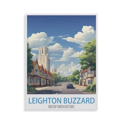 Leighton Buzzard Bedfordshire，Für Erwachsene Familie Stress Relief Puzzle Spielzeug - Familie Spaß Herausforderung Spielzeug - 1000 Teile Puzzle（38x26cm）-GT46 von YYHMKBYY
