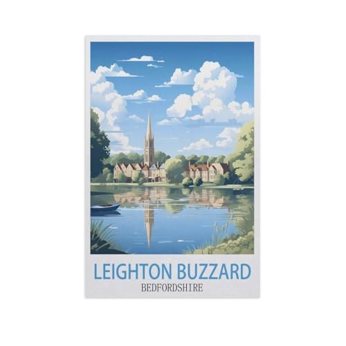 Leighton Buzzard Bedfordshire，Puzzles 1000 Teile für Erwachsene, Klassische Puzzle Kinder Puzzle Herausfordernde Und Schwierige Rätsel für Erwachsene Und Jugendliche（75x50cm）-GK16 von YYHMKBYY