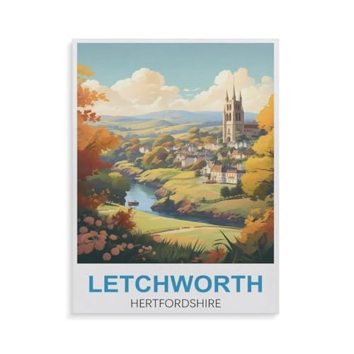 Letchworth Hertfordshire，Für Erwachsene Familie Stress Relief Puzzle Spielzeug - Familie Spaß Herausforderung Spielzeug - 1000 Teile Puzzle（75x50cm）-GU51 von YYHMKBYY