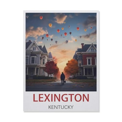 Lexington Kentucky, Puzzle, 1000 Teile, für Erwachsene, Teenager, Jungen, Mädchen, schwierig, herausforderndes Puzzle für Partyspiele, Kinder, Familie, Freunde (75 x 50 cm) - DS24 von YYHMKBYY
