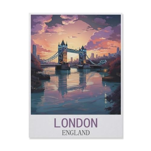 London, England，Puzzles 1000 Teile für Erwachsene, Klassische Puzzle Kinder Puzzle Herausfordernde Und Schwierige Rätsel für Erwachsene Und Jugendliche（50x70cm）-FK49 von YYHMKBYY