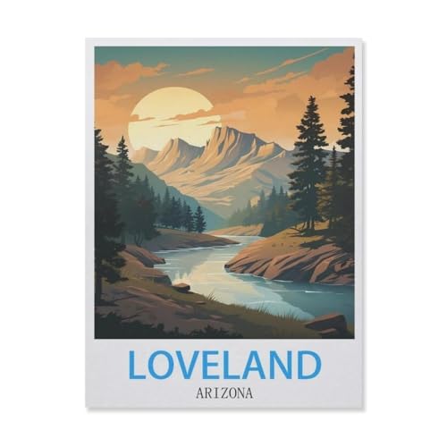 Loveland Arizona，Puzzles, 1000-teiliges Puzzle Für Erwachsene Und Kinder Ab 10 Jahren（75x50cm）-FH53 von YYHMKBYY