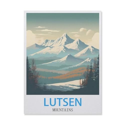 Lutsen Mountains，Puzzles 1000 Teile für Erwachsene, Klassische Puzzle Jungen Mädchen Puzzle für Kinder Teenager Lernspiel Spielzeug（38x26cm）-FG6 von YYHMKBYY