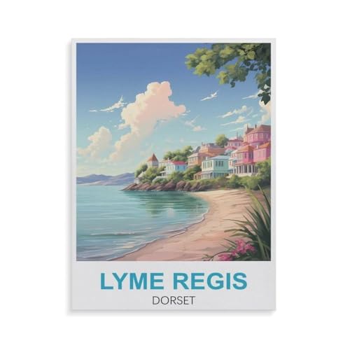Lyme Regis Dorset，Für Erwachsene Familie Stress Relief Puzzle Spielzeug - Familie Spaß Herausforderung Spielzeug - 1000 Teile Puzzle（38x26cm）-GS83 von YYHMKBYY