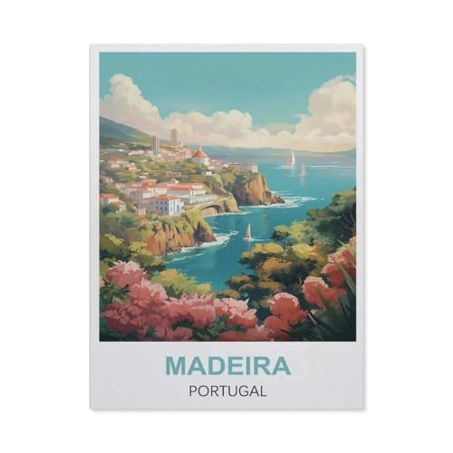 Madeira, Portugal，Puzzles, 1000-teiliges Puzzle Für Erwachsene Und Kinder Ab 10 Jahren（75x50cm）-EL53 von YYHMKBYY