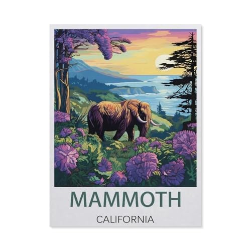 Mammoth Kalifornien，Puzzles, 1000-teiliges Puzzle Für Erwachsene Und Kinder Ab 10 Jahren（75x50cm）-EY1 von YYHMKBYY