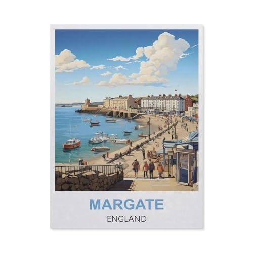 Margate, England，1000 Teile Puzzle Erwachsene Dekompressionsspielzeug Erwachsene Ideales Pädagogisches Puzzle Erwachsene Spiele Geschenk（38x26cm）-EN8 von YYHMKBYY