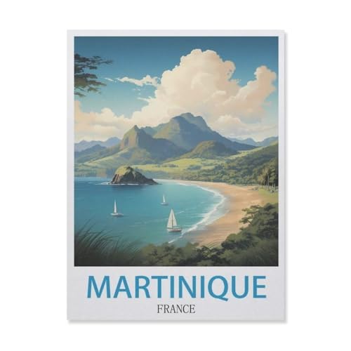 Martinique Frankreich，Puzzles, 1000-teiliges Puzzle Für Erwachsene Und Kinder Ab 10 Jahren（38x26cm）-GM34 von YYHMKBYY