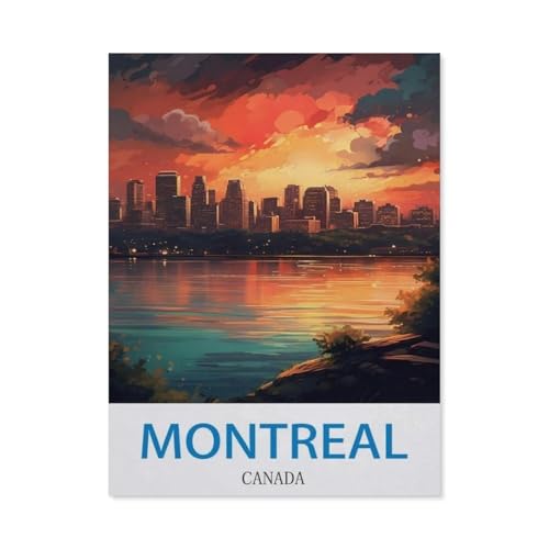 Montreal, Kanada，Puzzles, 1000-teiliges Puzzle Für Erwachsene Und Kinder Ab 10 Jahren（75x50cm）-CN65 von YYHMKBYY