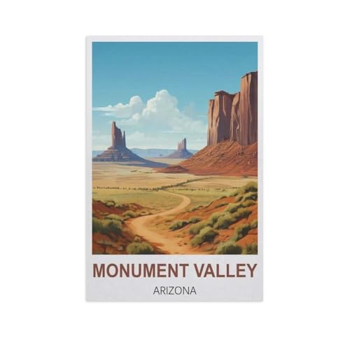 Monument Valley, Arizona，Puzzles für Erwachsene 1000 Teile, Klassische Puzzle Puzzle Schwierig für Erwachsene Teenager Freizeit Spaß Spiel Spielzeug （38x26cm）-GH91 von YYHMKBYY