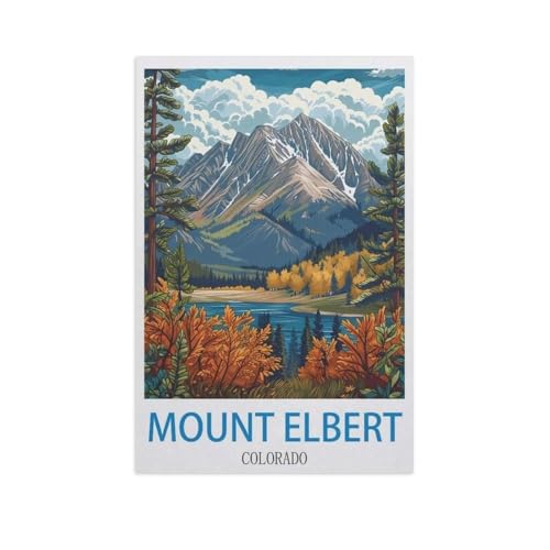 Mount Elbert, Colorado，Puzzles 1000 Teile für Erwachsene, Klassische Puzzle Jungen Mädchen Puzzle für Kinder Teenager Lernspiel Spielzeug（38x26cm）-GC78 von YYHMKBYY