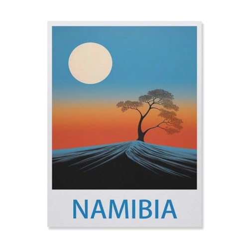 Namibia, Puzzle 1000 Teile für Erwachsene, klassisches Puzzle, Kinderpuzzle, herausfordernde und schwierige Puzzles für Erwachsene und Jugendliche (50 x 70 cm) EG81 von YYHMKBYY