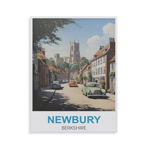 Newbury Berkshire，1000 Teile, Puzzle Aus Papier Für Erwachsene Und Kinder Ab 12 Jahren, Lernspielzeug（38x26cm）-GT28 von YYHMKBYY