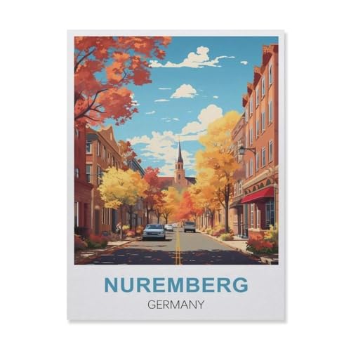 Nürnberg Deutschland，Puzzles, 1000-teiliges Puzzle Für Erwachsene Und Kinder Ab 10 Jahren（75x50cm）-FE61 von YYHMKBYY