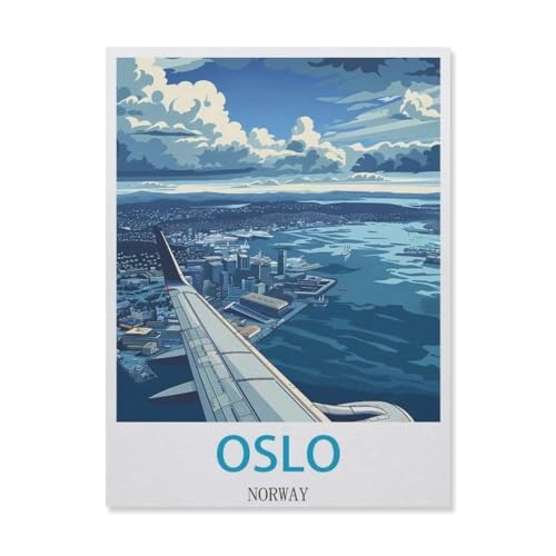 Oslo Norwegen，Puzzles, 1000-teiliges Puzzle Für Erwachsene Und Kinder Ab 10 Jahren（38x26cm）-FD88 von YYHMKBYY