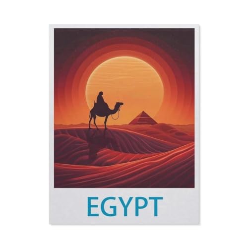 Papier Puzzle 1000 Stück，Ägypten，Puzzles Lernspielzeug Für Erwachsene Geburtstagsgeschenk（50x70cm）-FB20 von YYHMKBYY