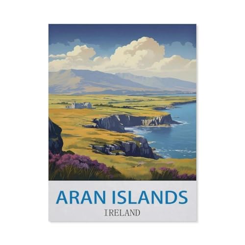 Papier Puzzle 1000 Stück，Aran Islands, Irland，Puzzles Lernspielzeug Für Erwachsene Geburtstagsgeschenk（38x26cm）-DZ33 von YYHMKBYY