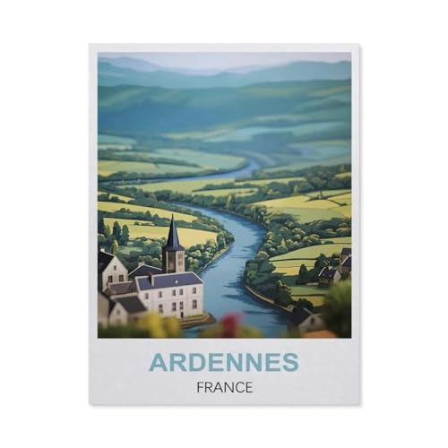 Papier Puzzle 1000 Stück，Ardennen, Frankreich，Puzzles Lernspielzeug Für Erwachsene Geburtstagsgeschenk（50x70cm）-EL80 von YYHMKBYY