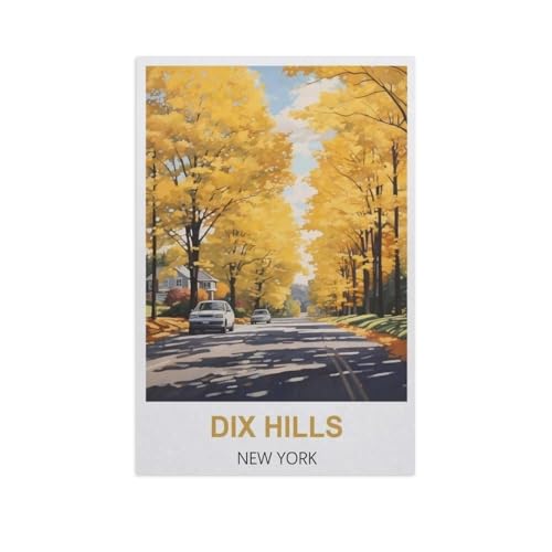 Papier Puzzle 1000 Stück，Dix Hills, New York，Puzzles Lernspielzeug Für Erwachsene Geburtstagsgeschenk（38x26cm）-GG74 von YYHMKBYY