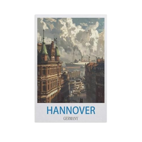 Papier Puzzle 1000 Stück，Hannover, Deutschland，Puzzles Lernspielzeug Für Erwachsene Geburtstagsgeschenk（38x26cm）-GC33 von YYHMKBYY