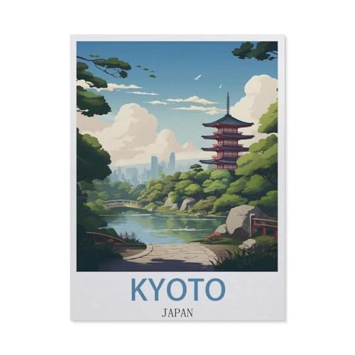 Papier Puzzle 1000 Stück，Kyoto Japan，Puzzles Lernspielzeug Für Erwachsene Geburtstagsgeschenk（50x70cm）-EZ1 von YYHMKBYY