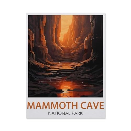 Papier Puzzle 1000 Stück，Mammoth Cave National Park，Lernspielzeug Für Erwachsene Geburtstagsgeschenk（50x70cm）-AP99 von YYHMKBYY