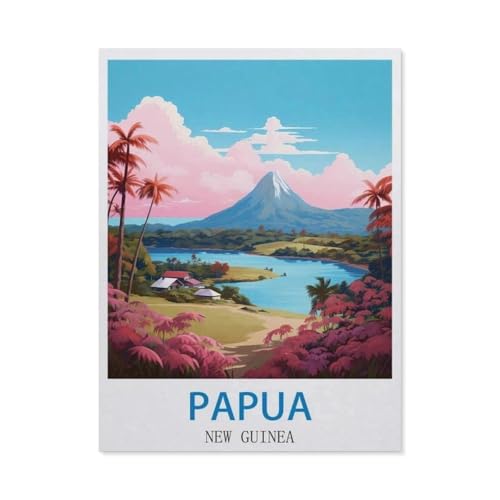 Papier Puzzle 1000 Stück，Papua-Neuguinea，Puzzles Lernspielzeug Für Erwachsene Geburtstagsgeschenk（38x26cm）-CK100 von YYHMKBYY