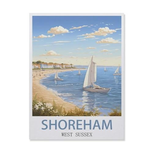 Papier Puzzle 1000 Stück，Shoreham West Sussex，Erwachsene Kinder Spielzeug Dekompression Spiel（50x70cm）-FJ22 von YYHMKBYY
