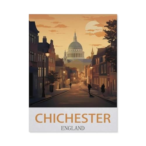Papier Puzzle Puzzle 1000 Stück，Chichester, England，Puzzles Lernspielzeug Für Erwachsene Geburtstagsgeschenk Home Decoration（38x26cm）-EA21 von YYHMKBYY