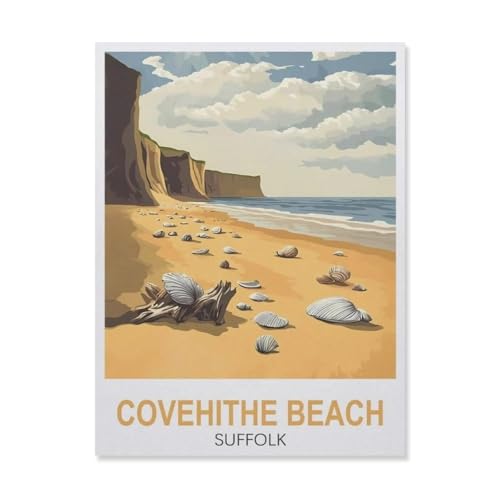Papier Puzzle Puzzle 1000 Stück，Covehithe Beach Suffolk，Puzzles Lernspielzeug Für Erwachsene Geburtstagsgeschenk Home Decoration（38x26cm）-FD57 von YYHMKBYY