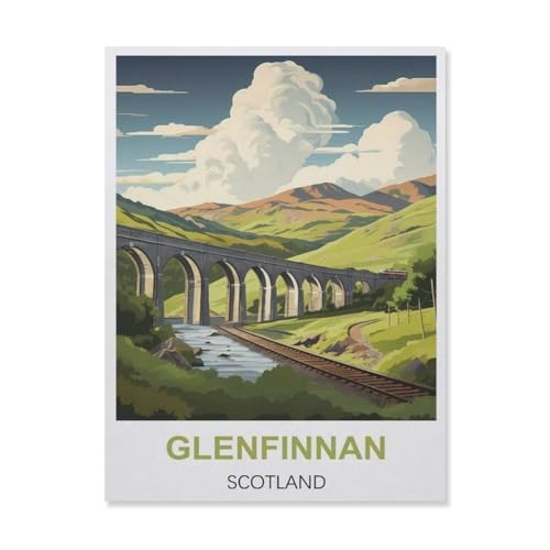 Papier Puzzle Puzzle 1000 Stück，Glenfinnan Schottland，Puzzles Lernspielzeug Für Erwachsene Geburtstagsgeschenk Home Decoration（50x70cm）-FF76 von YYHMKBYY