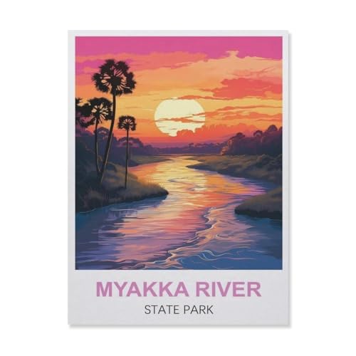 Papier Puzzle Puzzle 1000 Stück，Myakka River State Park USA，Puzzles Lernspielzeug Für Erwachsene Geburtstagsgeschenk Home Decoration（38x26cm）-ER92 von YYHMKBYY