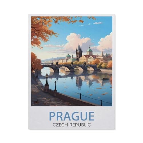 Papier Puzzle Puzzle 1000 Stück，Prag, Tschechien, Landschaft，Puzzles Lernspielzeug Für Erwachsene Geburtstagsgeschenk Home Decoration（50x70cm）-DW56 von YYHMKBYY