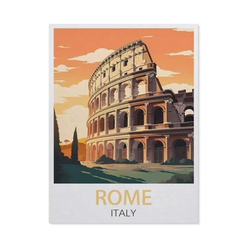 Papier Puzzle Puzzle 1000 Stück，Rom Italien，Puzzles Lernspielzeug Für Erwachsene Geburtstagsgeschenk Home Decoration（50x70cm）-EU11 von YYHMKBYY