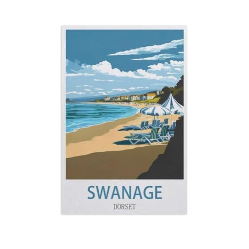 Papier Puzzle Puzzle 1000 Stück，Swanage, Dorset，Puzzles Lernspielzeug Für Erwachsene Geburtstagsgeschenk Home Decoration（38x26cm）-FY10 von YYHMKBYY