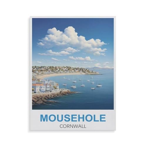 Papier Puzzle Puzzle 1000 Teile，Mousehole Cornwall，Erwachsene Klassische Pädagogisches Spielzeug Kinder Lernspiel Herausforderndes Puzzles（38x26cm）-GS49 von YYHMKBYY