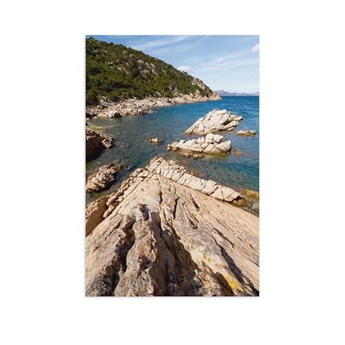 Papier Puzzle Puzzle 1000 Teile，Punta Molara，Erwachsene Klassische Pädagogisches Spielzeug Kinder Lernspiel Herausforderndes Puzzles（38x26cm）-AU85 von YYHMKBYY