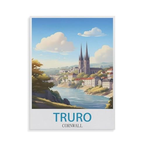 Papier Puzzle Puzzle 1000 Teile，Truro Cornwall，Erwachsene Klassische Pädagogisches Spielzeug Kinder Lernspiel Herausforderndes Puzzles（50x70cm）-GS28 von YYHMKBYY