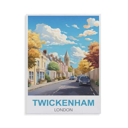 Papier Puzzle Puzzle 1000 Teile，Twickenham London，Erwachsene Klassische Pädagogisches Spielzeug Kinder Lernspiel Herausforderndes Puzzles（38x26cm）-GR65 von YYHMKBYY