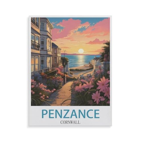 Penzance Cornwall，1000 Teile Puzzles Für Erwachsene,Holz Puzzle - Verringerter Druck Schwieriges Unmögliche Puzzle Für 12+ Kinder（75x50cm）-GS66 von YYHMKBYY