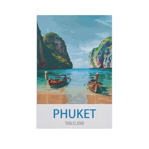 Phuket, Thailand，Klassisches Puzzle 3D Puzzle DIY Kit Papier Spielzeug Einzigartiges Geschenk（38x26cm）-GA39 von YYHMKBYY