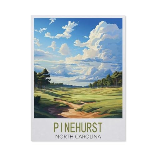 Pinehurst, North Carolina, USA, Landschaft，Puzzle 1000 Teile Erwachsene Kinde Spaß Lernspielzeug Geschenke（38x26cm）-DW100 von YYHMKBYY